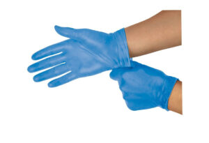 Wurth Γάντια Βινυλίου Χωρίς Πούδρα σε Μπλε Χρώμα 100τμχ - Image 2