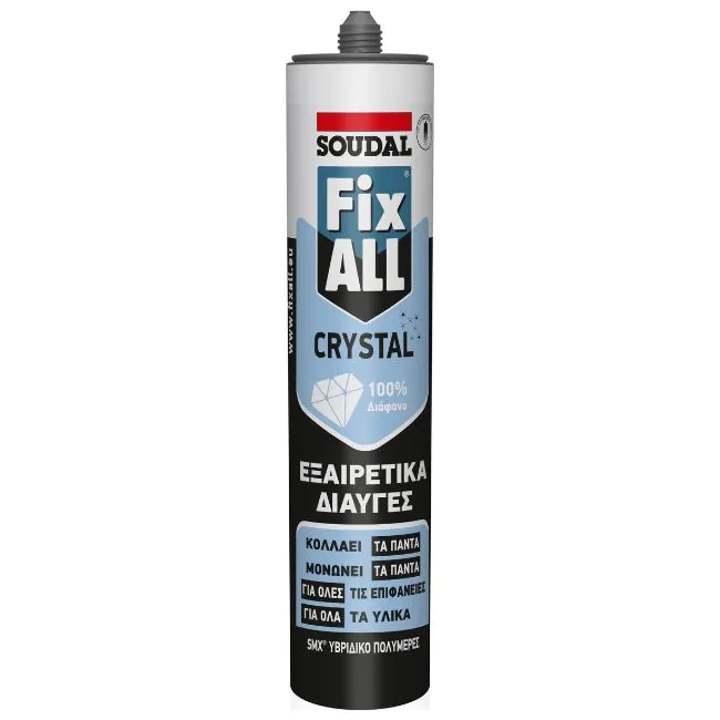 19112024673c522b00662.jpeg Soudal Fix All Crystal σιλικόνη - Image 1